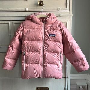 Baby Hi-Loft Down Sweater Hoody, Pink